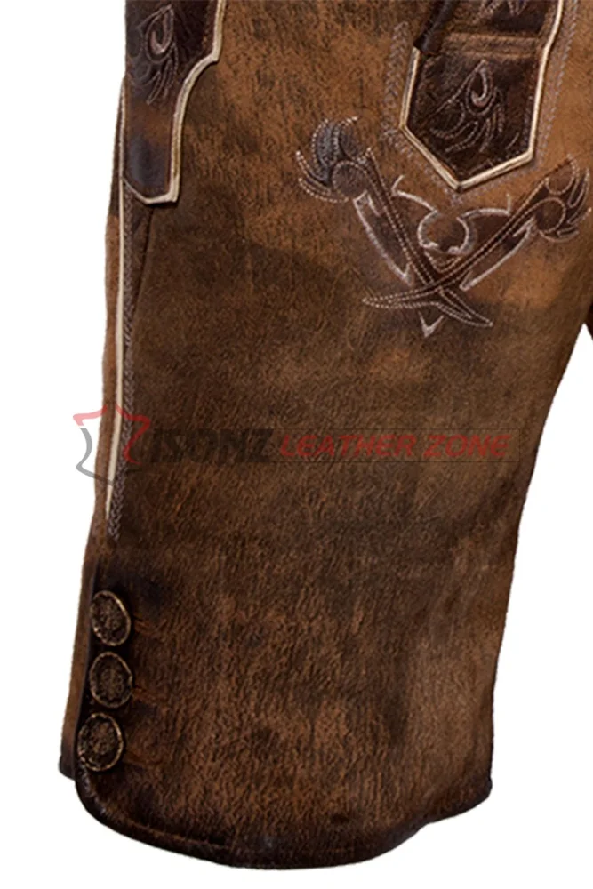 Men German Bavarian Oktoberfest Trachten Lederhosen