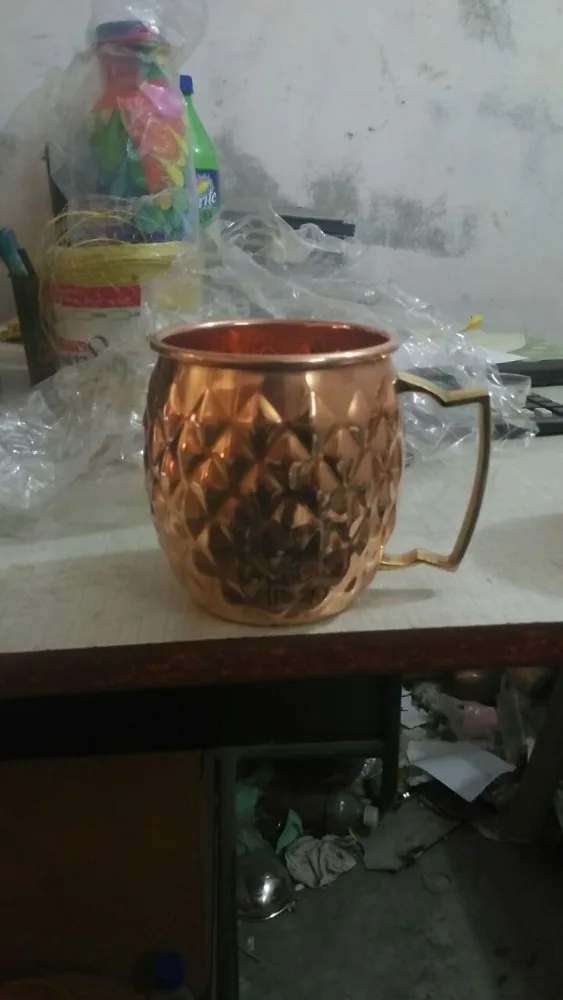 Copper Moscow mule mug
