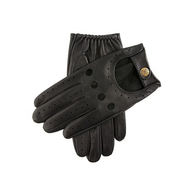 custom leather gloves men winter 100% real leather hand wear