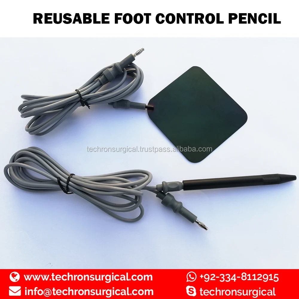 
Diathermy Reusable Pencil Foot Control 