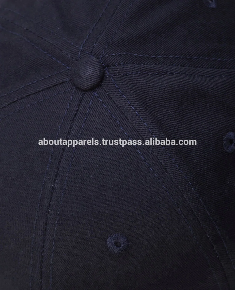 High Quality Personalized Custom Logo Jean Hats Bill Old Baseball Cap 6 Panel Embroidered Washed Distressed 100 Cotton Unisex