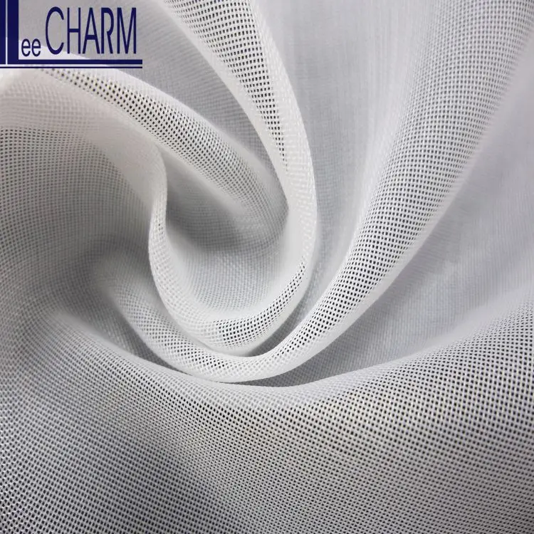 LCSH010 Wholesale Dye Polyester Organza Fabric Roll