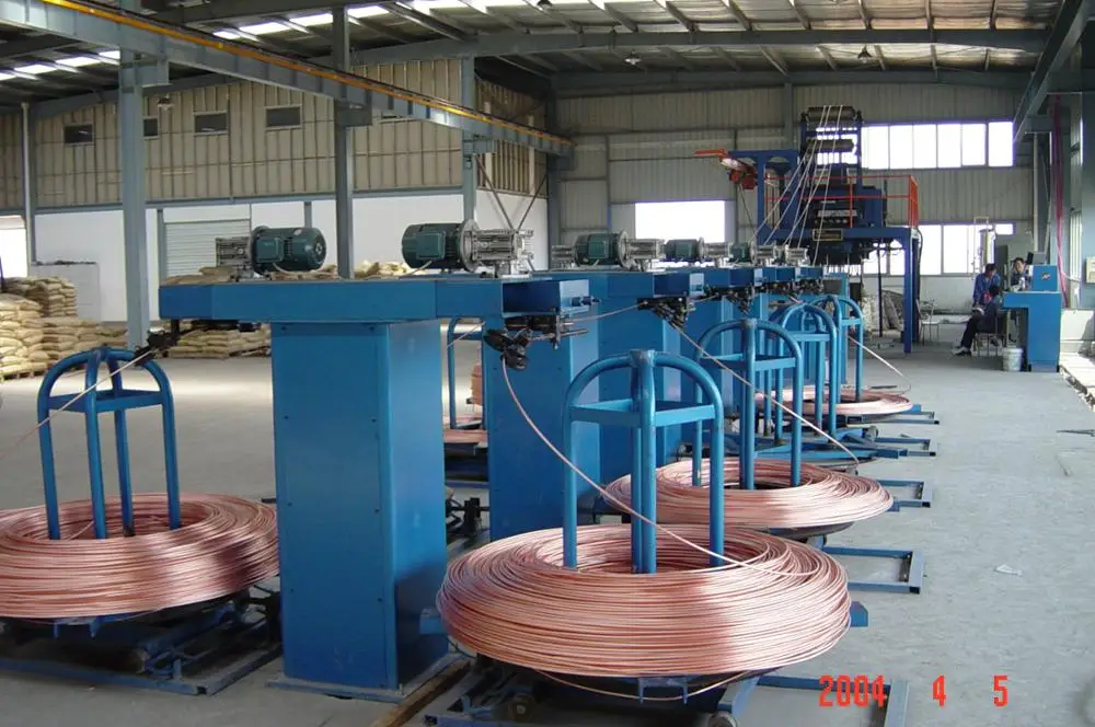 Oxygen-free Continous die casting machine used to make  brass rod continous casting equipment
