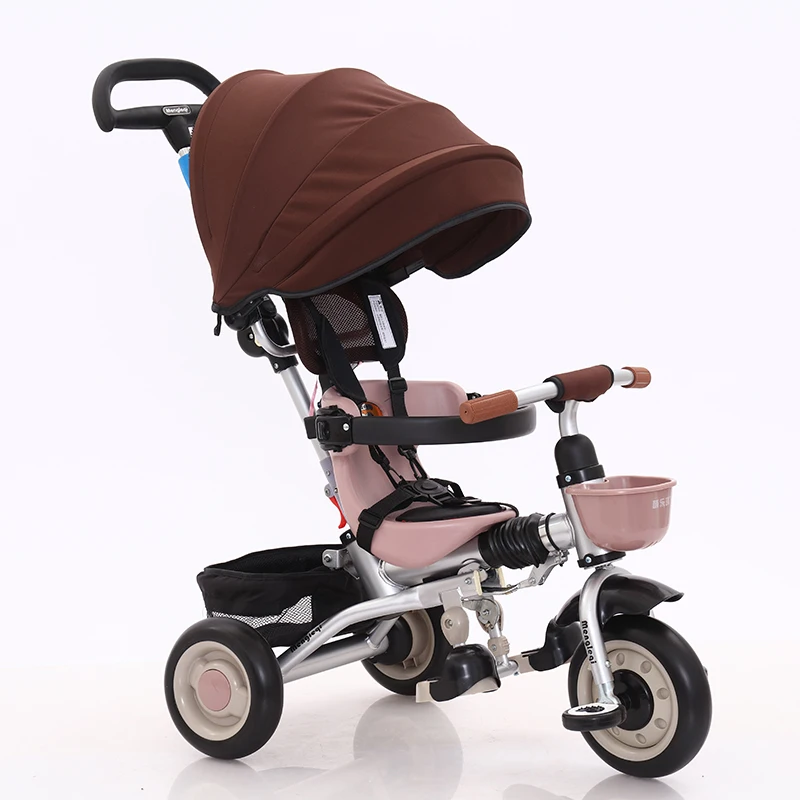 Popular children foldable tricycle kids 3 wheeler pedal car for sale