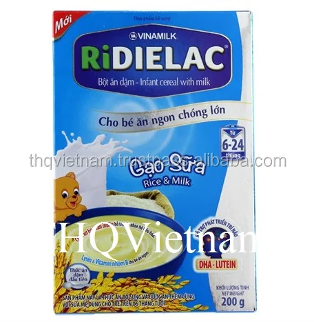 
 [THQ VIETNAM] Детские хлопья RiDielac с рисом и молоком 200 г * 24 коробки  