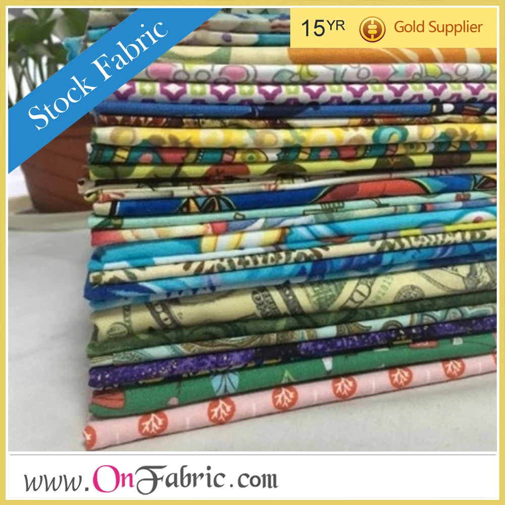 Cotton Calico Printed Remnant Fabric 7~8m per KG printing cotton