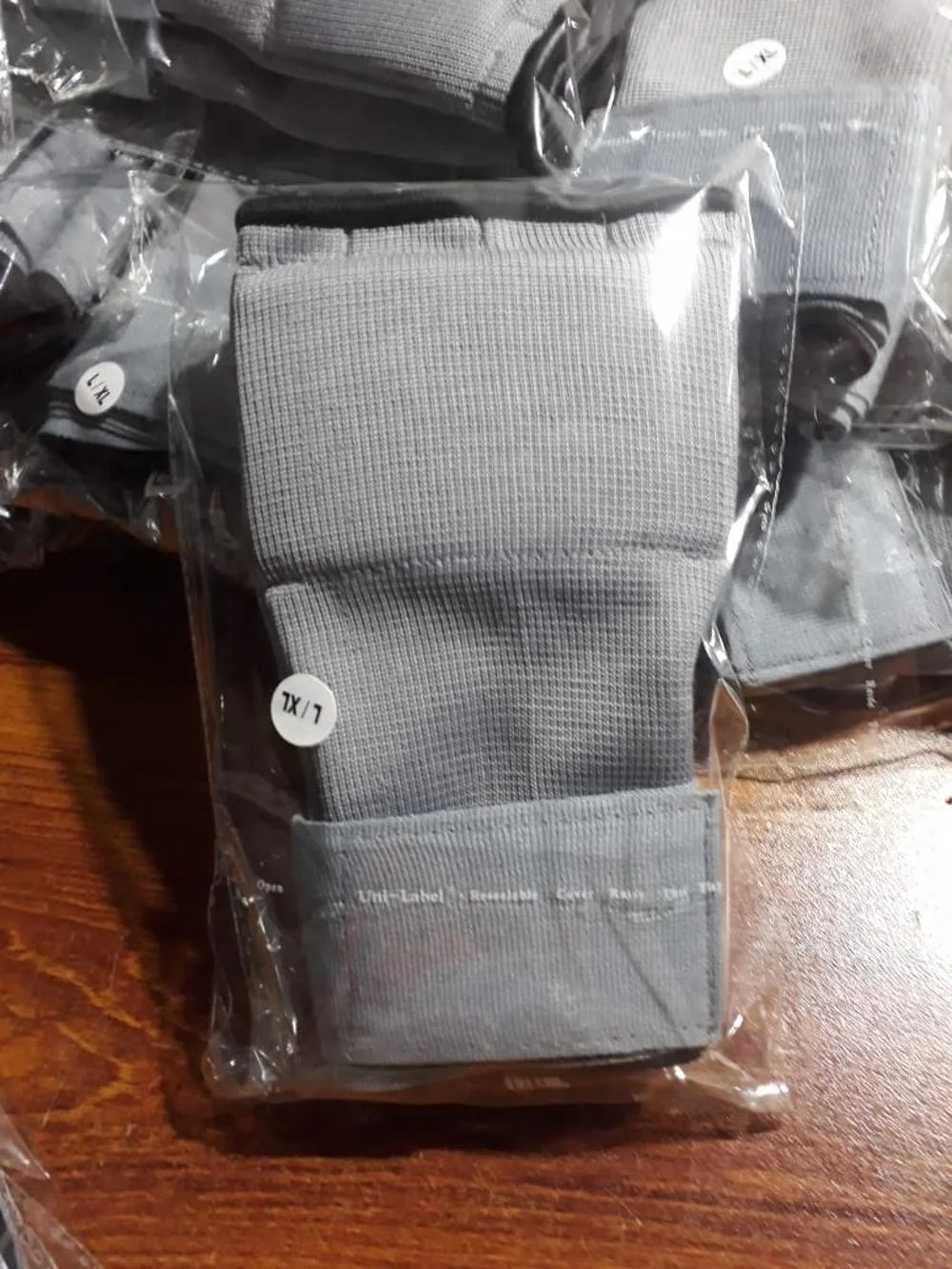Custom Grey Color Boxing Gel Mitts Easy Hand Wraps