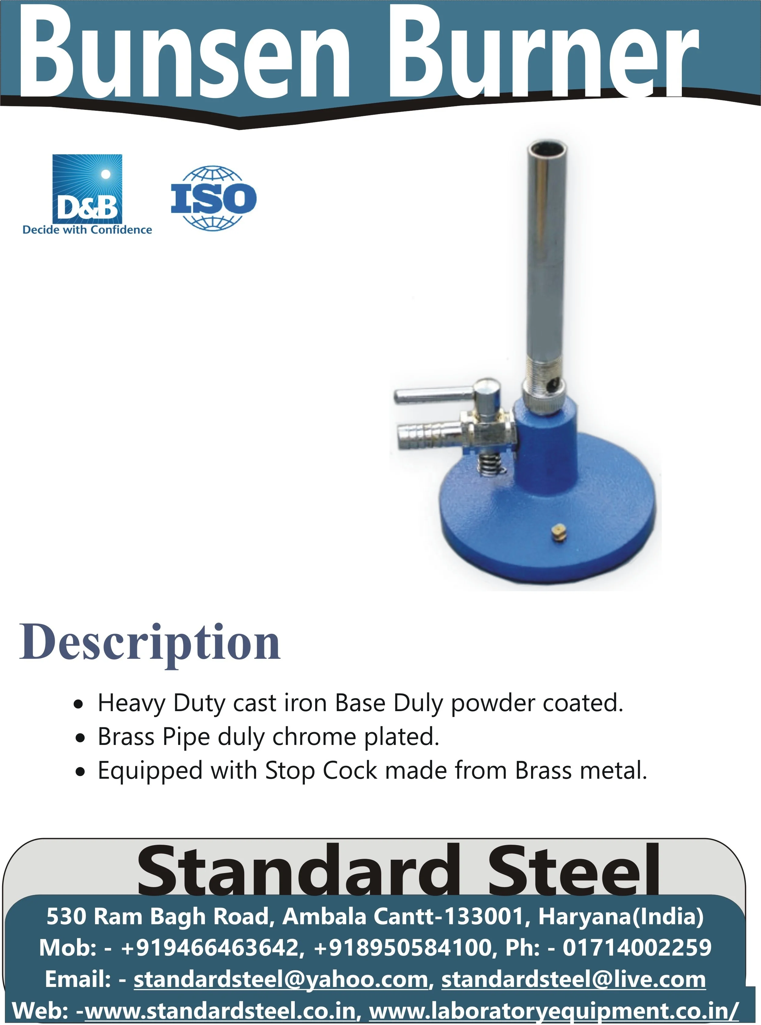 Laboratory Bunsen burner/ Laboratory equipment