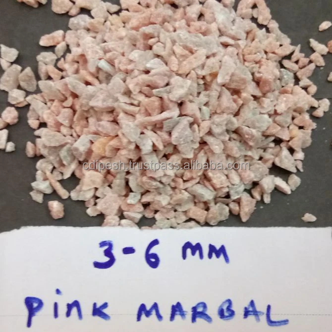BEST product Rojas pink water wash marble chips & aggregate at cheap sale