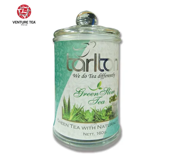 
Tarlton Slimming Green Tea in Glass Jar - 8 Variants // Private Label Available 