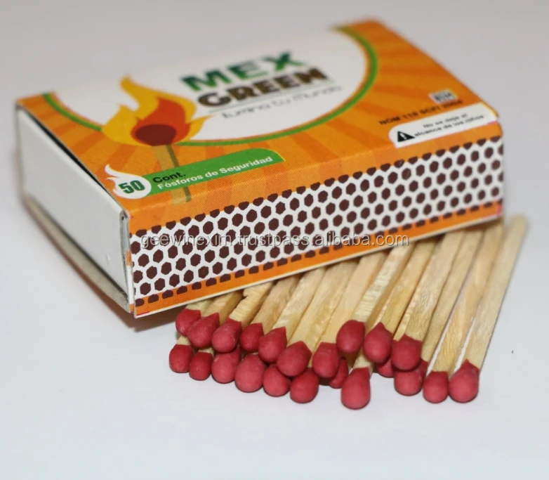Extra long safety matches for fireplace