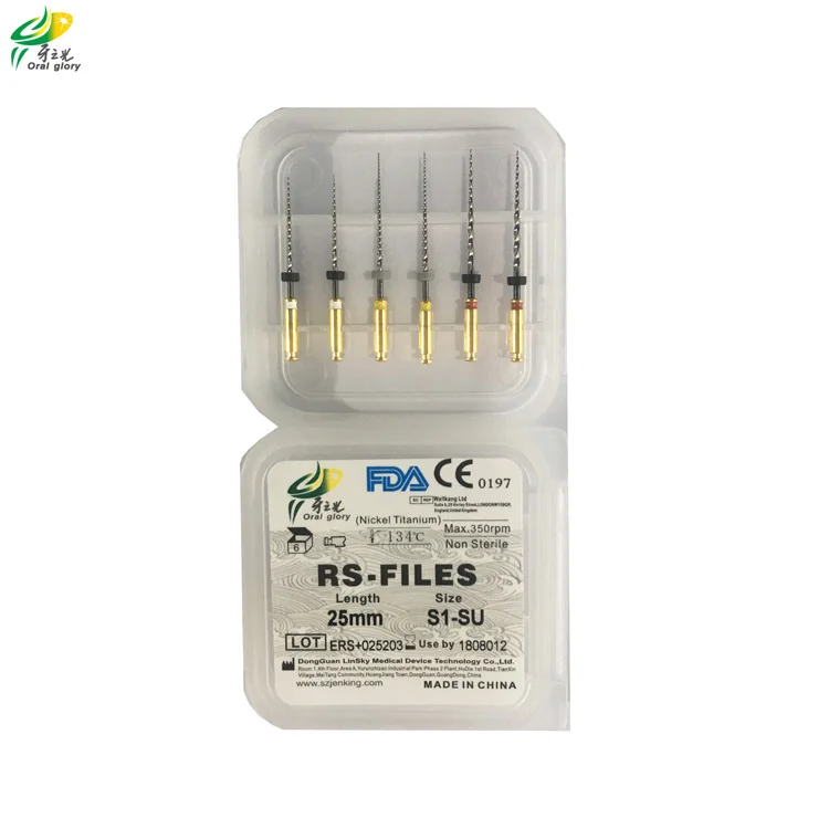 
hot sales 25mm root canal endo files for endo motor use reciprocate dental files 