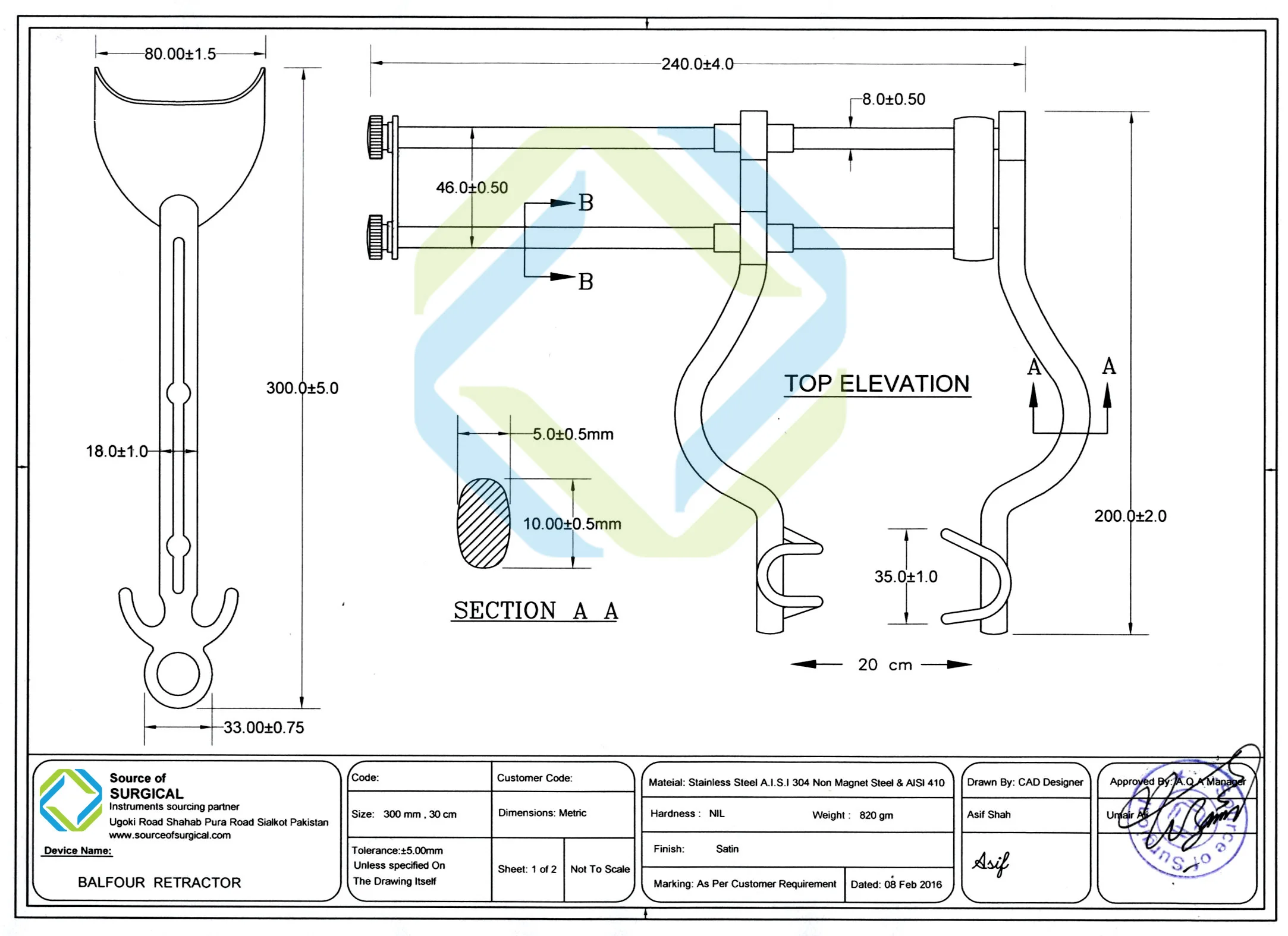 Balfour Abdominal Retractors