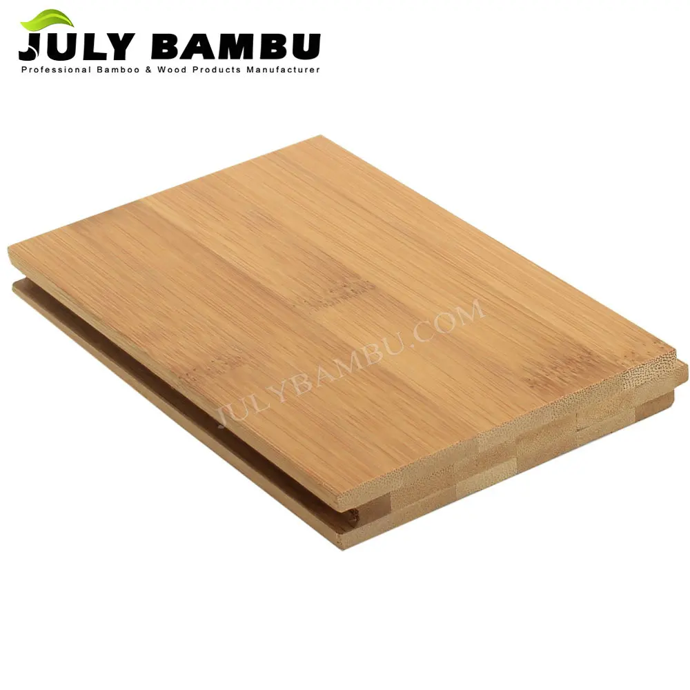 
High Density Bamboo Material Make 15mm Bamboo Flooring Carbonized Horizontal Bamboo Wood Floor for Indoor 