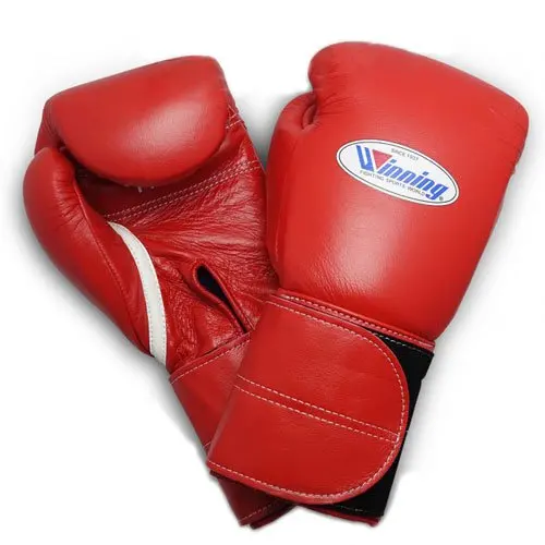 Winning Boxing Gloves Hook & Loop Closure Boxing Gloves Customized Logo Genuine Leather pu Leather