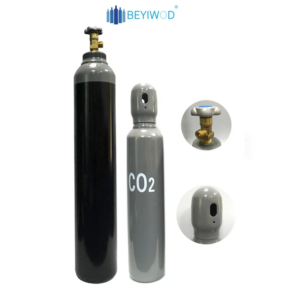High pressure 2L/5L/8L/10L/20L carbon dioxide cylinder steel cylinder co2 gas cylinder/bottle