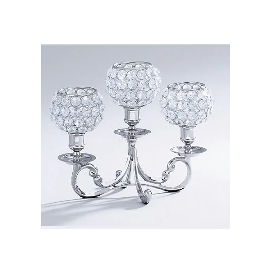crystal candelabra wedding centerpieces for table