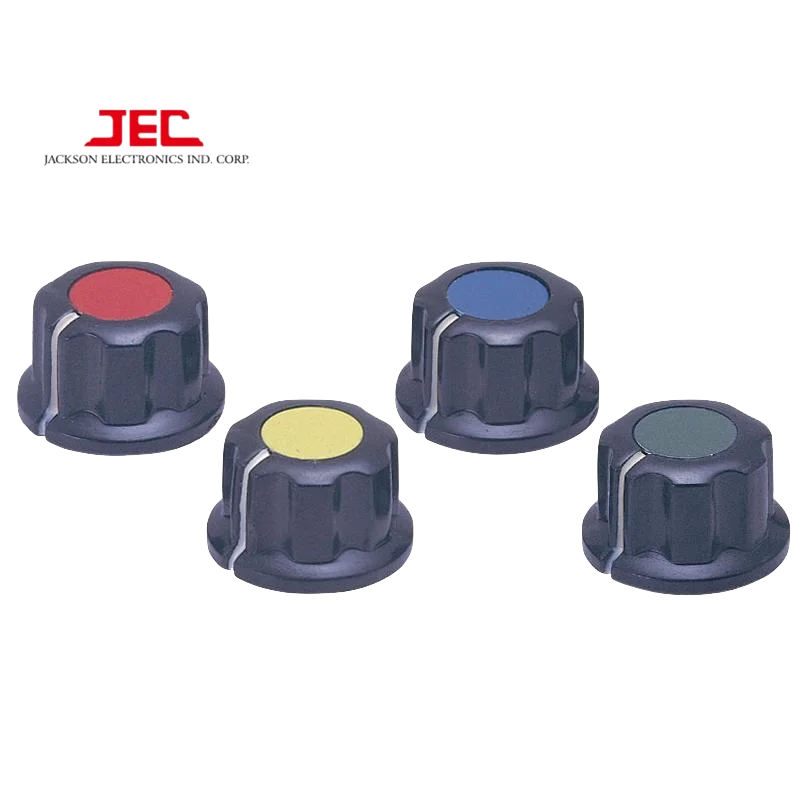 JEC Taiwan Electric Knob Switch color red yellow blue green control knobs