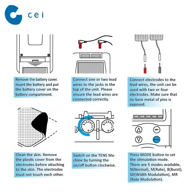 Period Pain Relief Device TENS EMS Machine Deep Relaxation