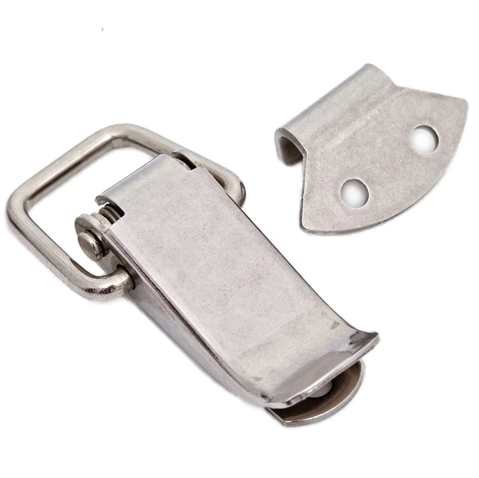 TS-17-SUS Stainless Steel Clamps Lock Compression Draw Clamp Door Locking Case Over Center Clip Hatch Tool Box Toggle Latch