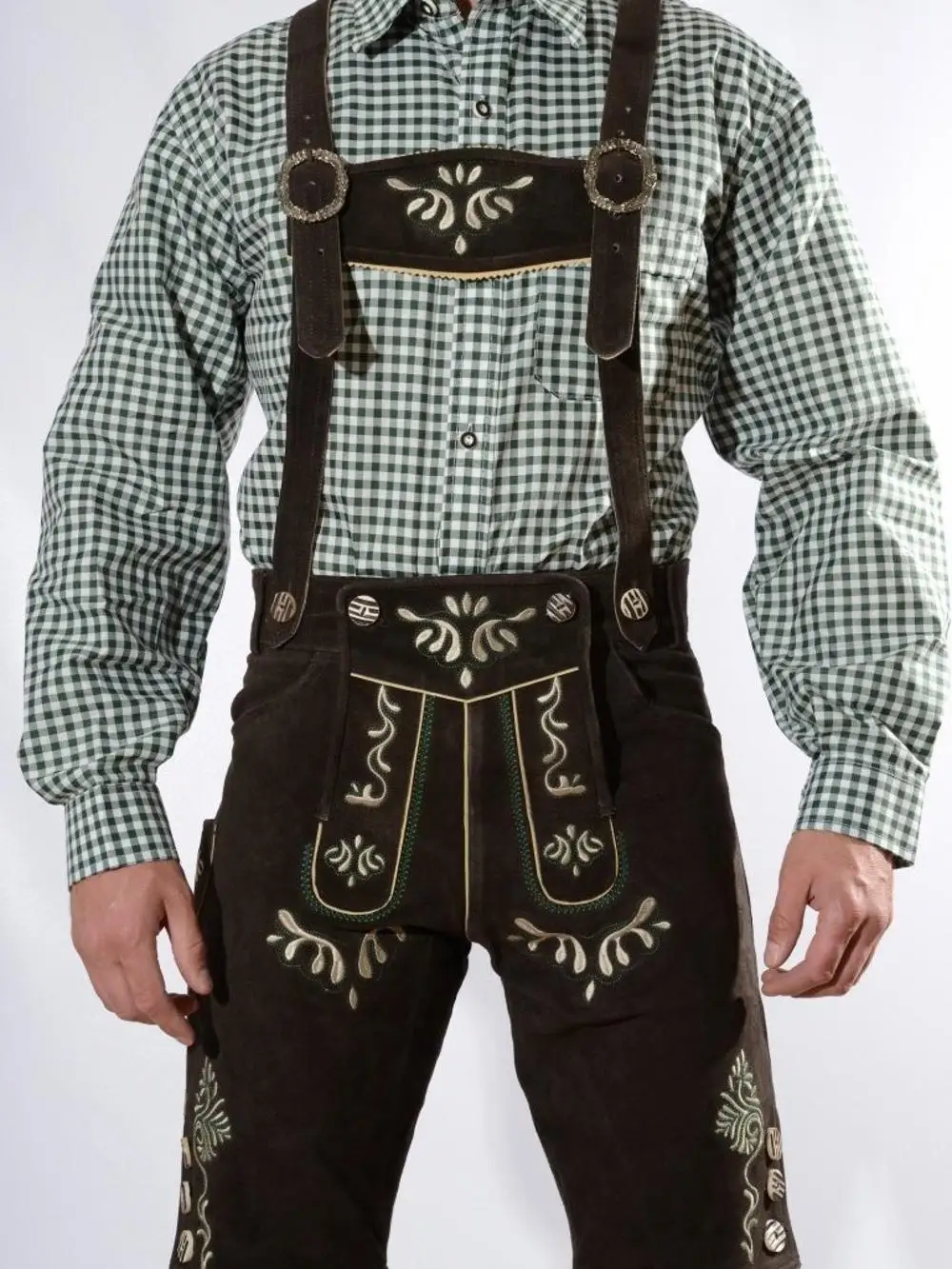 
Suede Leather Short/Kurze Lederhosen, German/Trachten/Bavarian 