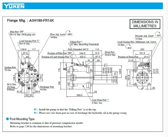 Japanese piston water pump for a wide range
