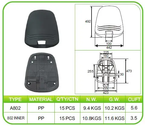 New furniture parts office chair back frame