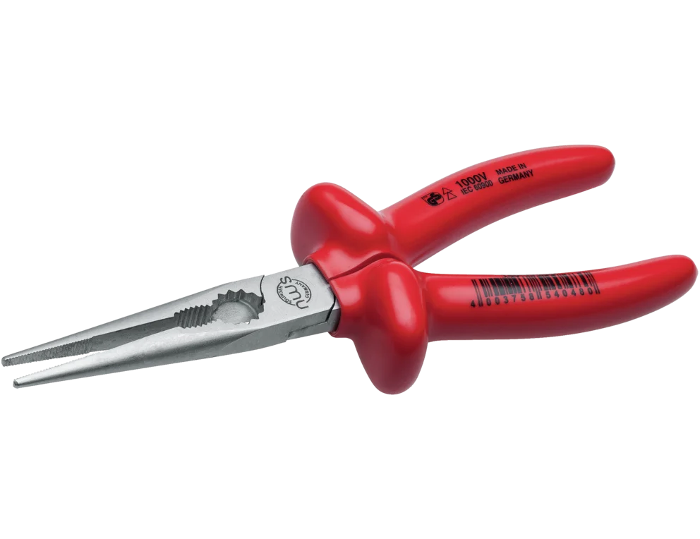 Chain Nose Pliers (Radio Pliers) 1000V - For cutting hard and soft wires