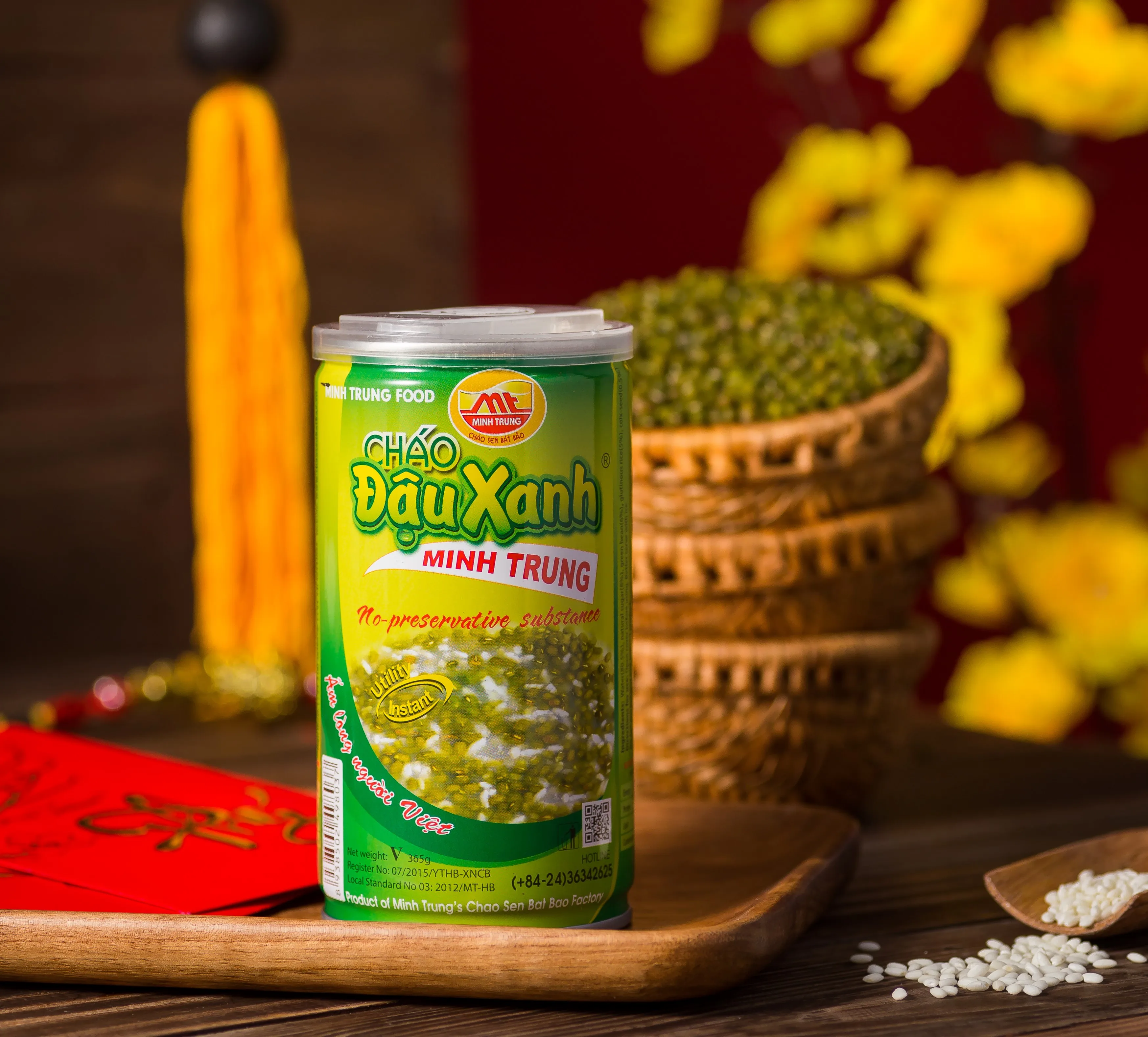 
 Зеленая каша из фасоли мунг без консервантов из Вьетнама  