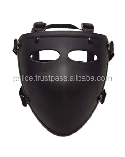 
NIJ IIIA 9mm and .44 protection Aramid Half Bulletproof Face Mask 