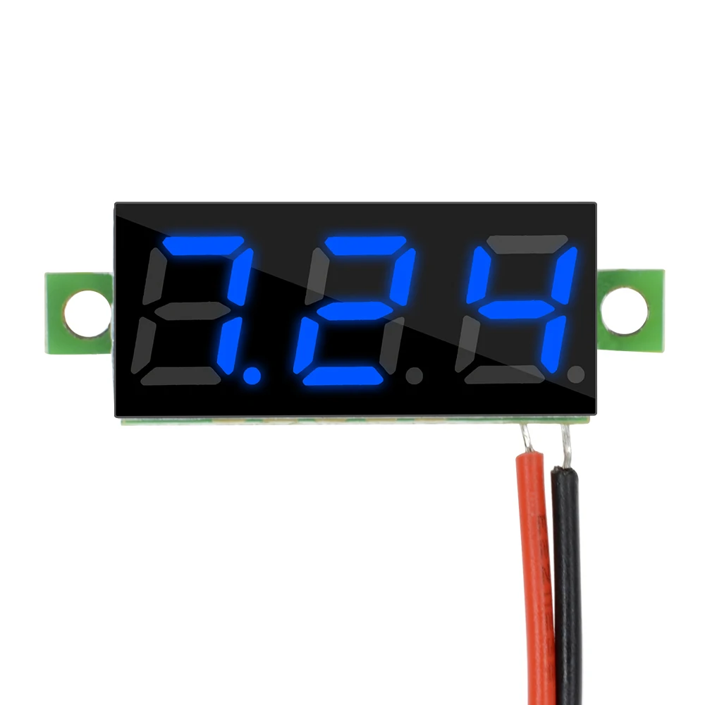 0.28/0.36/0.56 inch LED Digital Voltmeter Ammeter Car  Voltage Current Meter Volt Detector Tester Monitor Panel Red