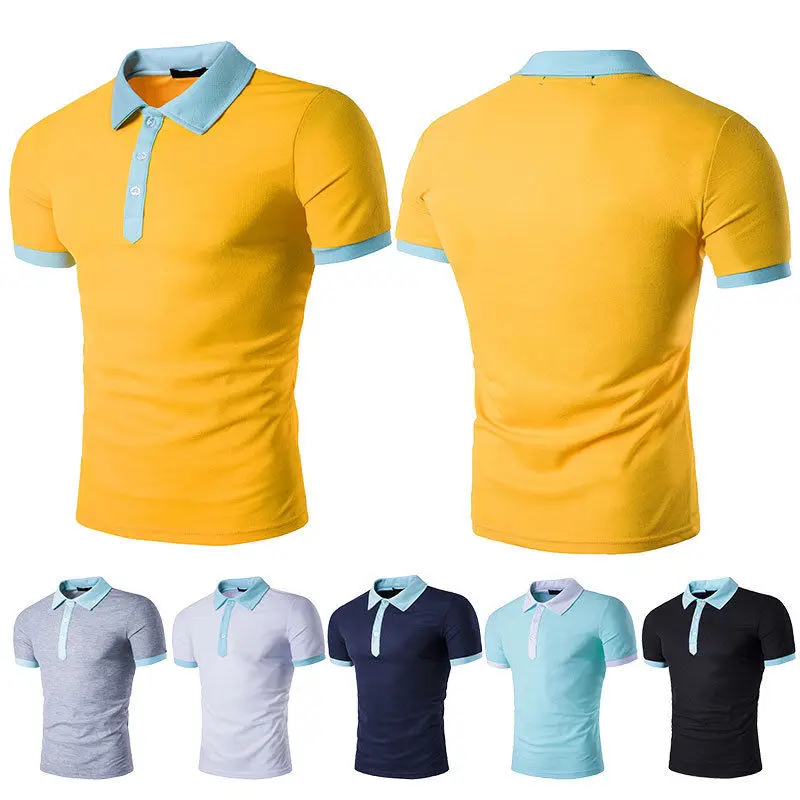 
Top quality logo printing boys pique polo t shirt/ Mens Short Sleeve Polo Collar Custom Embroidery Logo T 