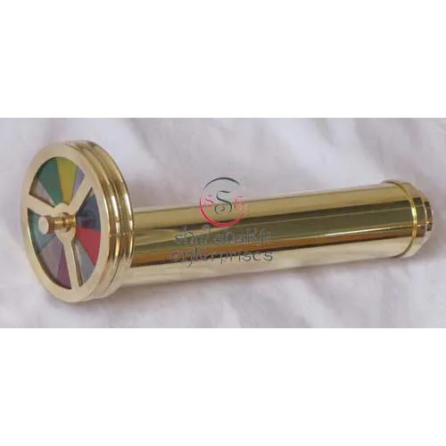 
Collectible Marine Brass Kaleidoscope Vintage Kalediscope 