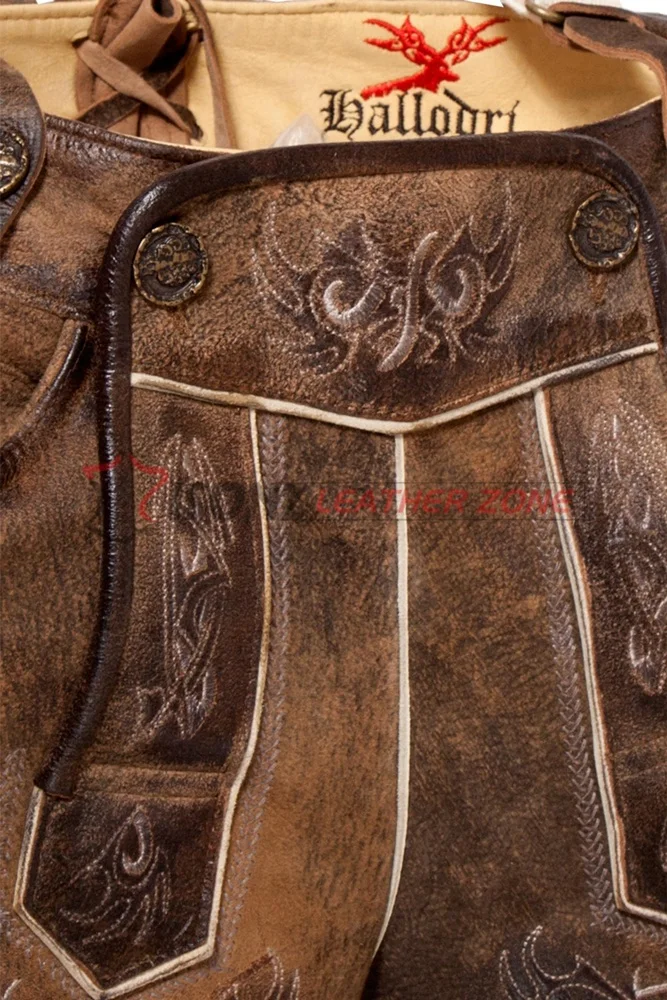 Men German Bavarian Oktoberfest Trachten Lederhosen