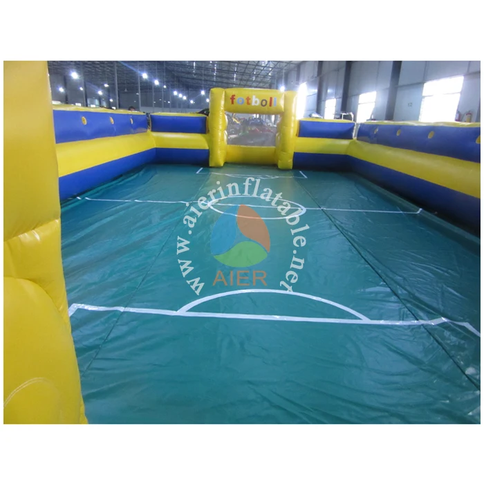 Inflatable Football Field Area for Sport Playing PVC Water Proof & Fire Resistance Suit Blower & Repair Kit Aier05-x01 Optional