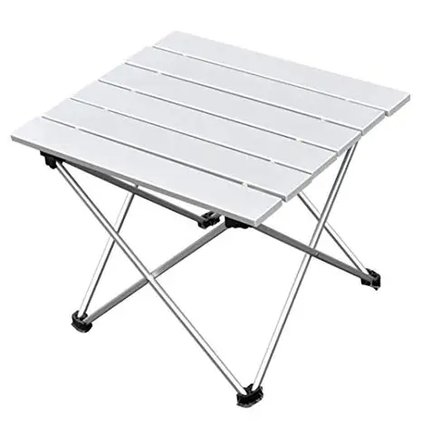 UKEA 2019 portable folding roll up square aluminum table