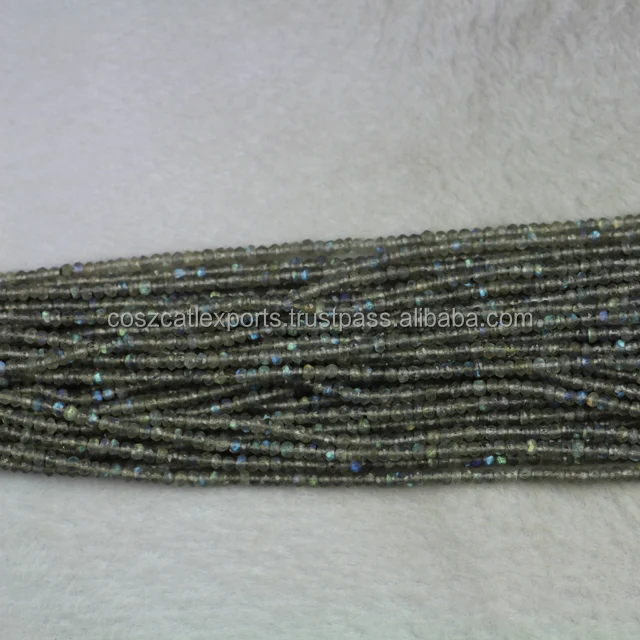 Wholesale esoteric products grey labradorite round natural semi precious gemstone beads stone for making jewelry