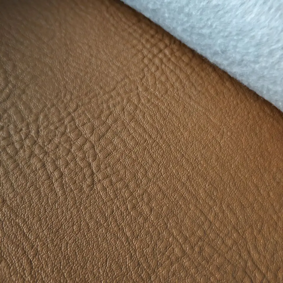 Cheap Price Stock Italian Sofa furniture synthetic leather/artificial Leather fabric Supplier Factory