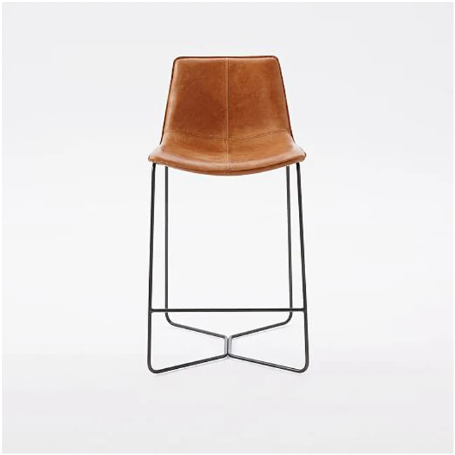 
Factory Direct Supply High quality Durable Industrial Leather Bar Stool 
