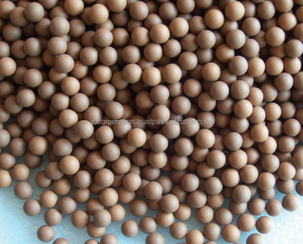 Ceramic balls for water treatment