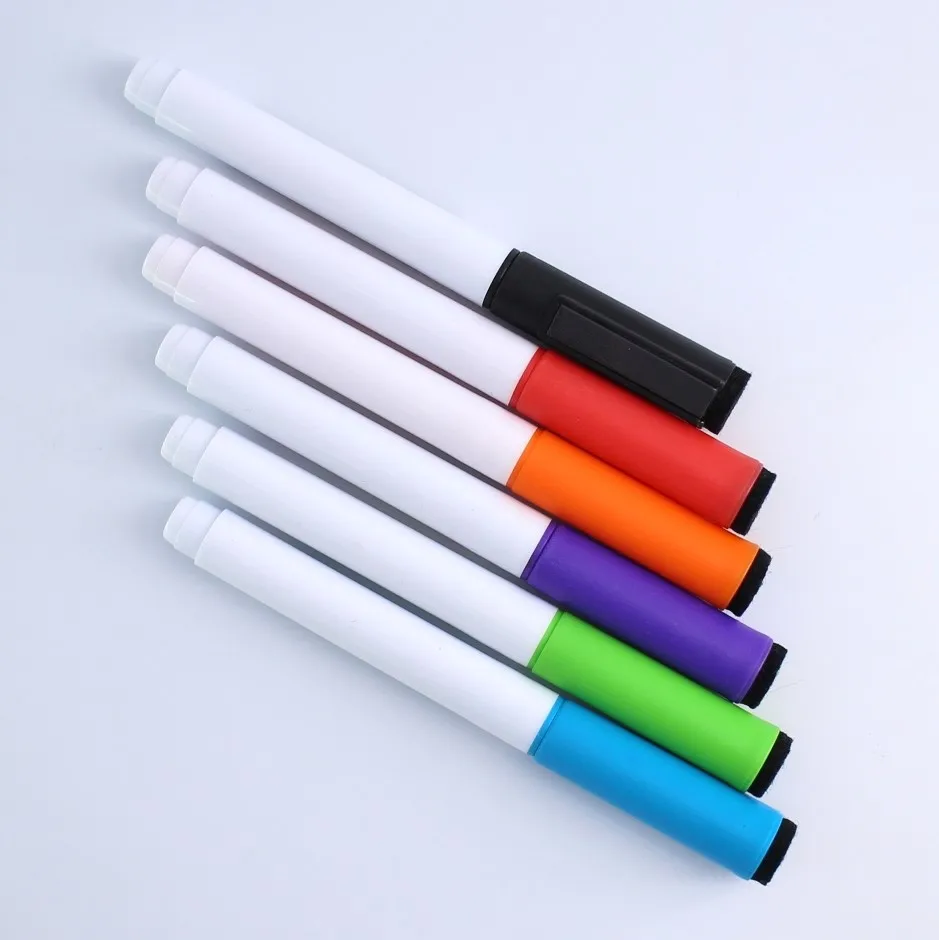 Factory Price Easy Dry Erase Whiteboard Marker Pen Colored Ink with Magnet and Eraser