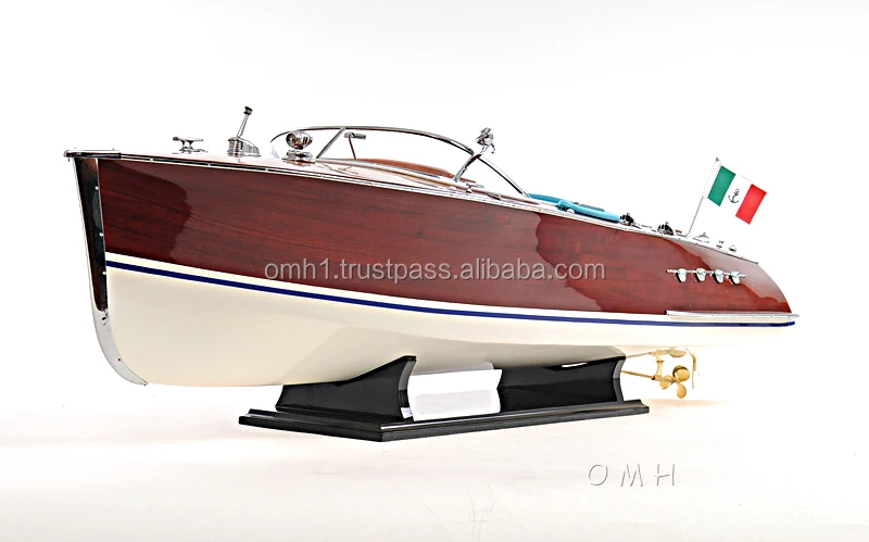 
Handmade wooden model ship Riva Triton Painted Large (L90) 