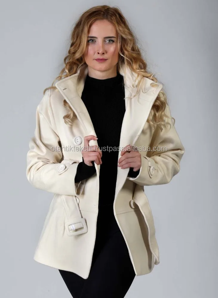 Cashmerre Wool Jacket Women Coats 100% Cotton Shell Wool & Blends Velvet Natural Color Casual Anti-wrinkle Solid Pattern Adults
