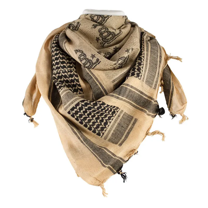 Мужской легкий арабский тактический шарф в виде пустыни, подарок