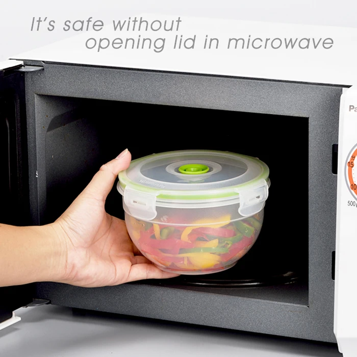 Multifunctional Cheap Custom Transparent Reasuable Food Grade Vacuum Food Storage Clear Plastic Box with Portable Pump