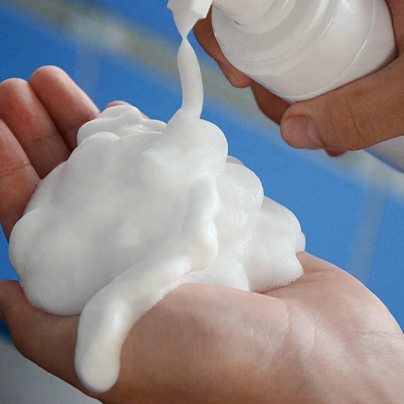 Oil Control Facial Cleanser Mousse Men Face Wash Bubble Gentle Washing Skin Liquid Private Label