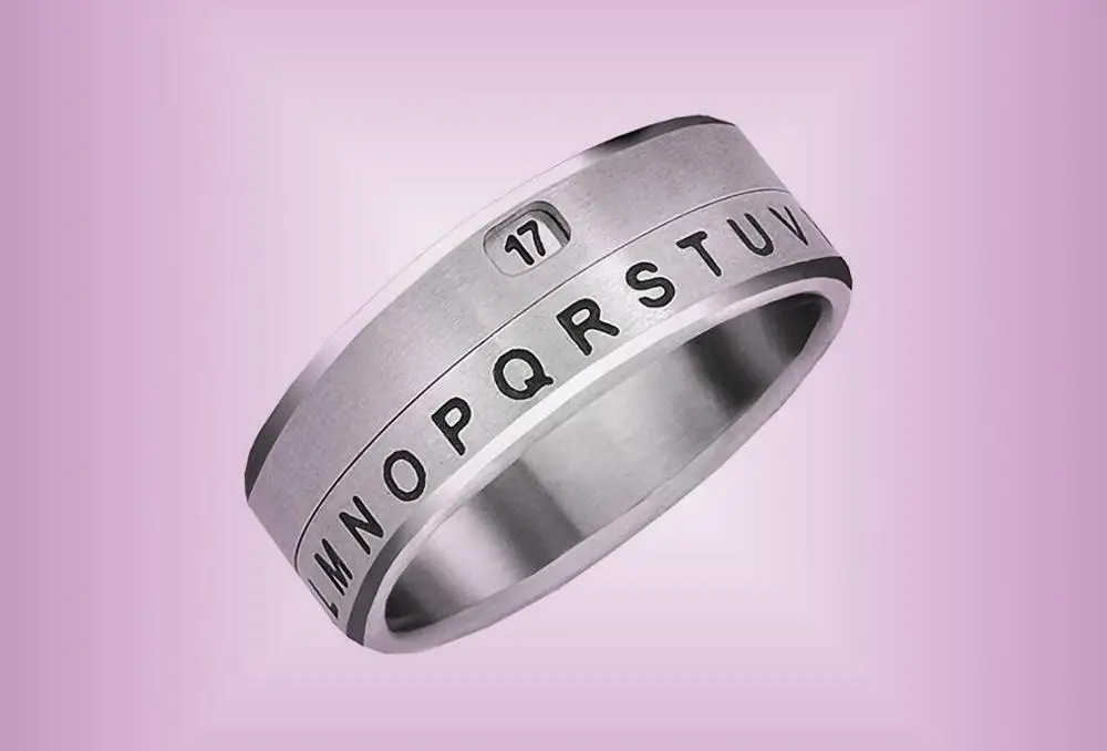 Glamorous Jewelry Silver Color Puzzle  Ring