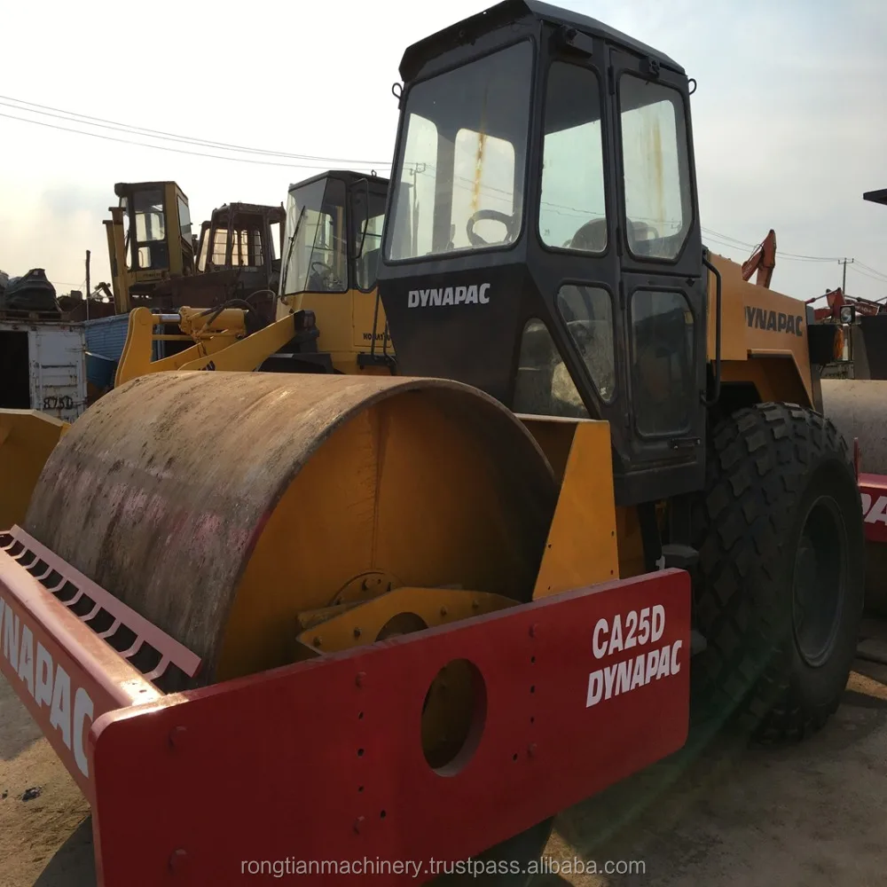 Подержанный дорожный каток dynapac CA25D, 10 тонн, продажа на площадке в Шанхае