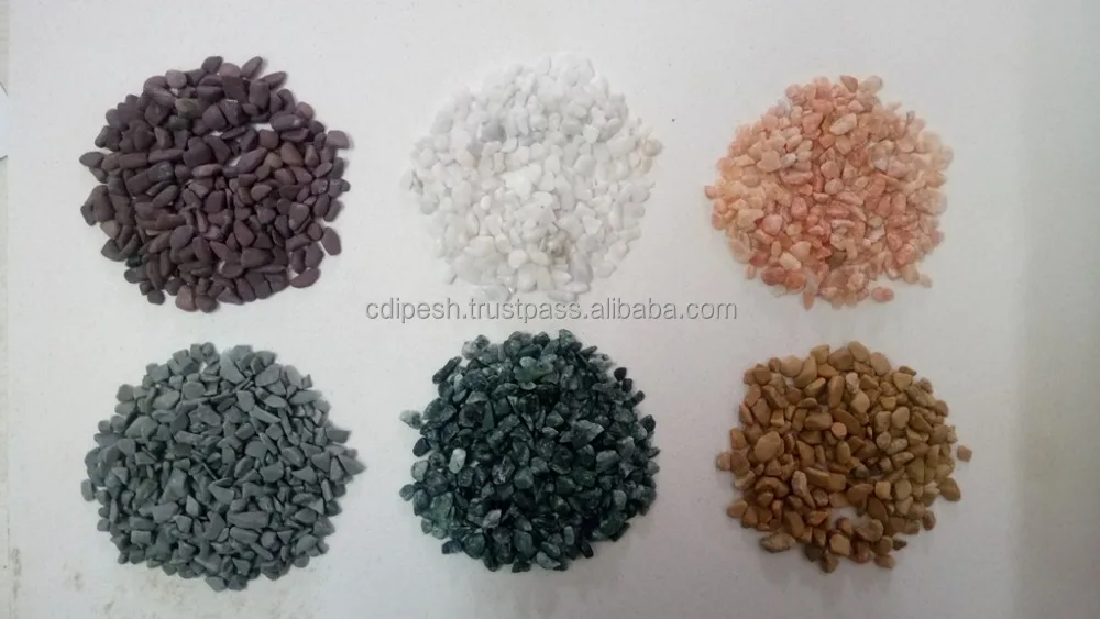 brand new product wholesale best price Natural high shinny or glossy Polished mix small pathway stone pebbles Gravel river