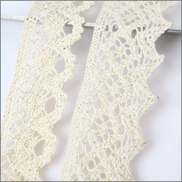 Custom Cotton Crochet Lace Pattern Bobbin  Zigzag  Lace